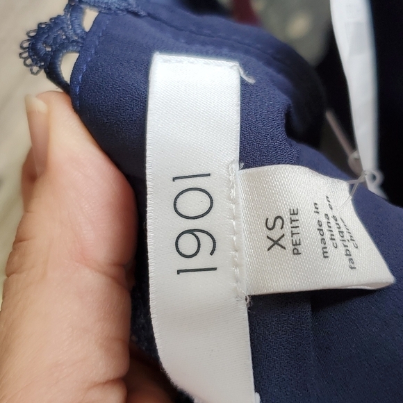 1901 Polka Dot Dress fitted NWT XS - Picture 6 of 6